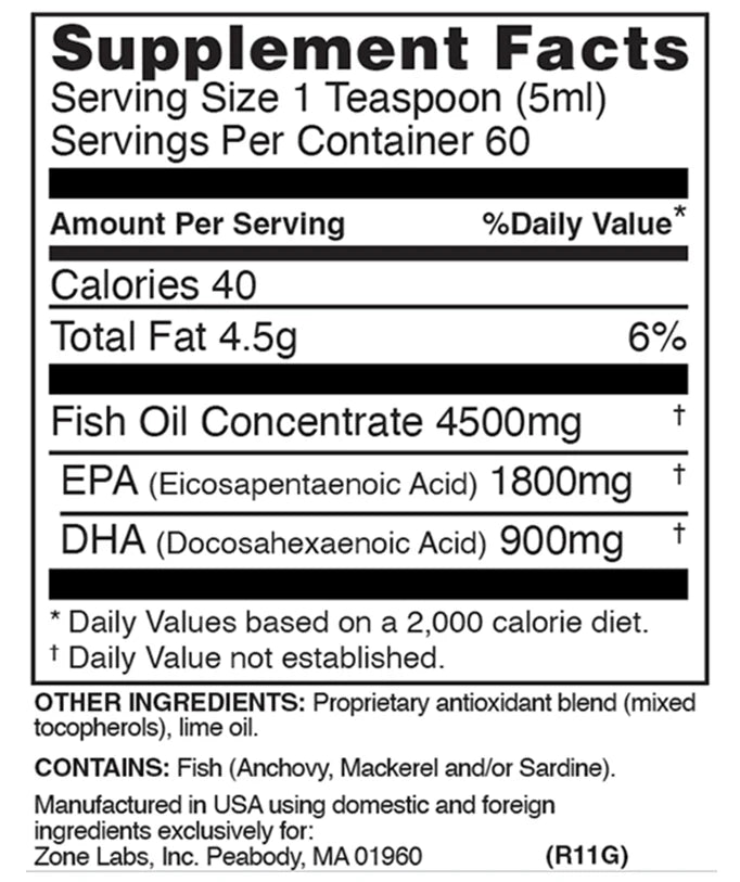 Omega Rx Líquido 300 ml - Dr. Sears Zone